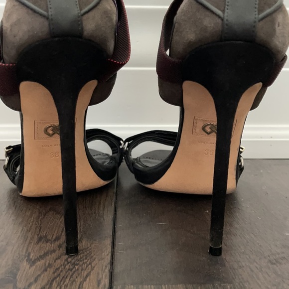 DSQUARED2 Strappy Buckle Open Toe Stiletto Heel 38 - Picture 5 of 10
